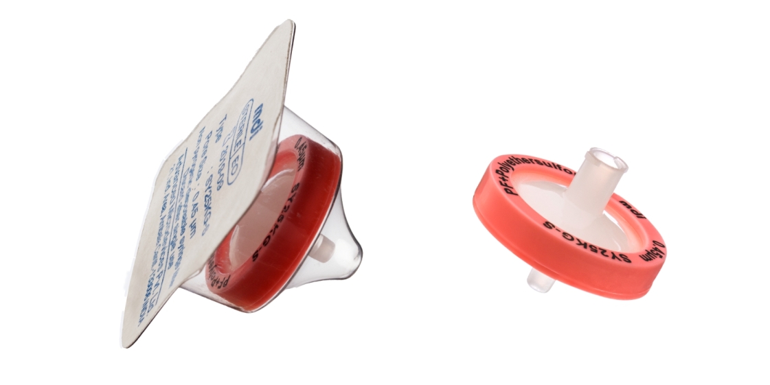 Pre-sterilized PES Membrane Syringe Filters with pre-filter Type- SYKG