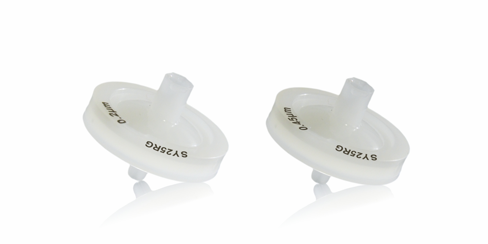 Regenerated Cellulose Membrane with Microglassfiber prefilter Syringe Filters Type- SYRG